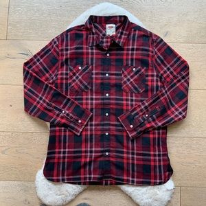 Levi's Men Regular Fit Plaid Flannel Shirt